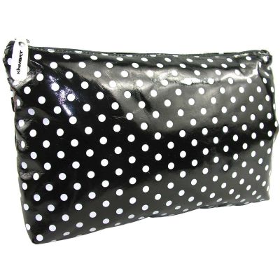 polka dot cosmetic bag